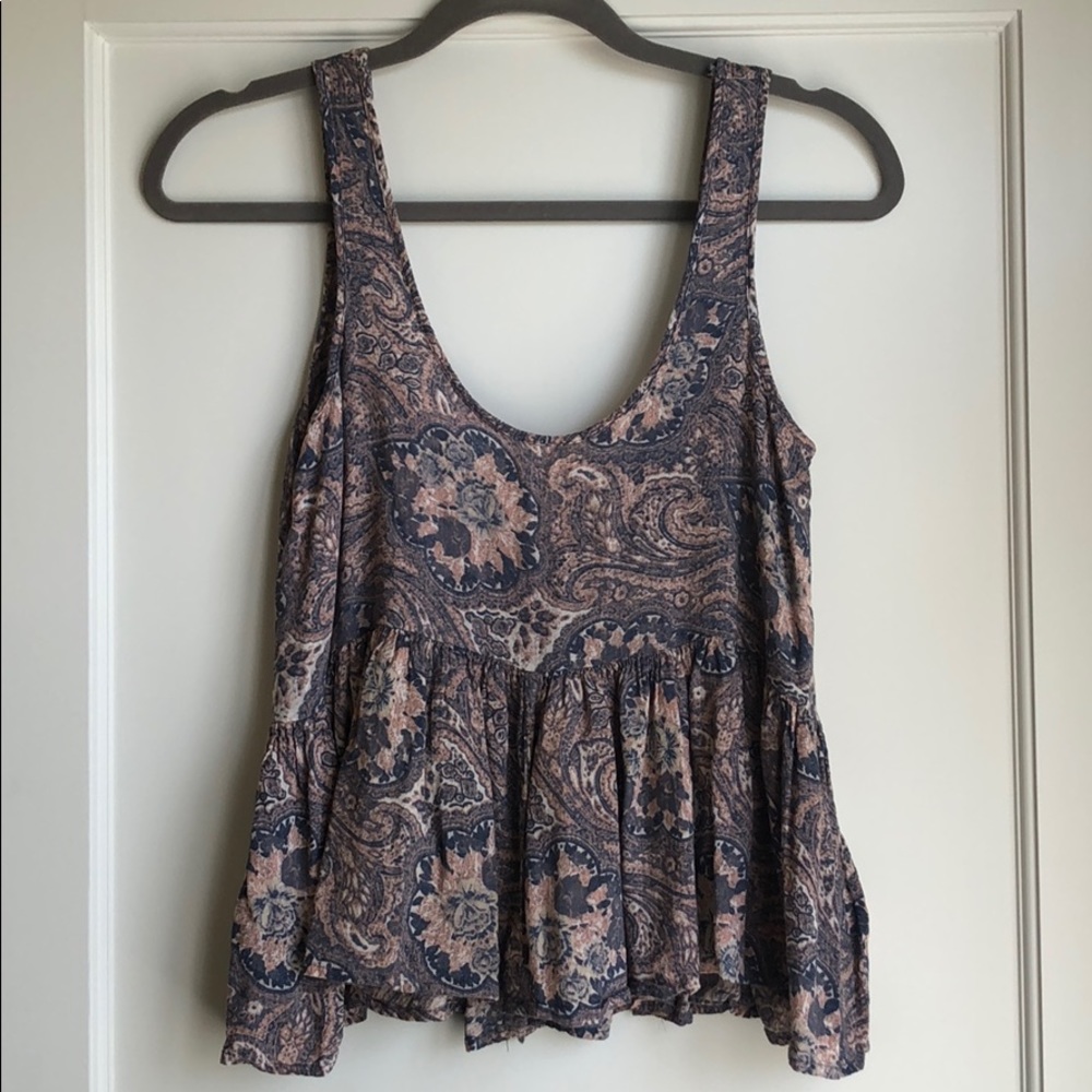Urban Outfitters Ecote Paisley Tank Top